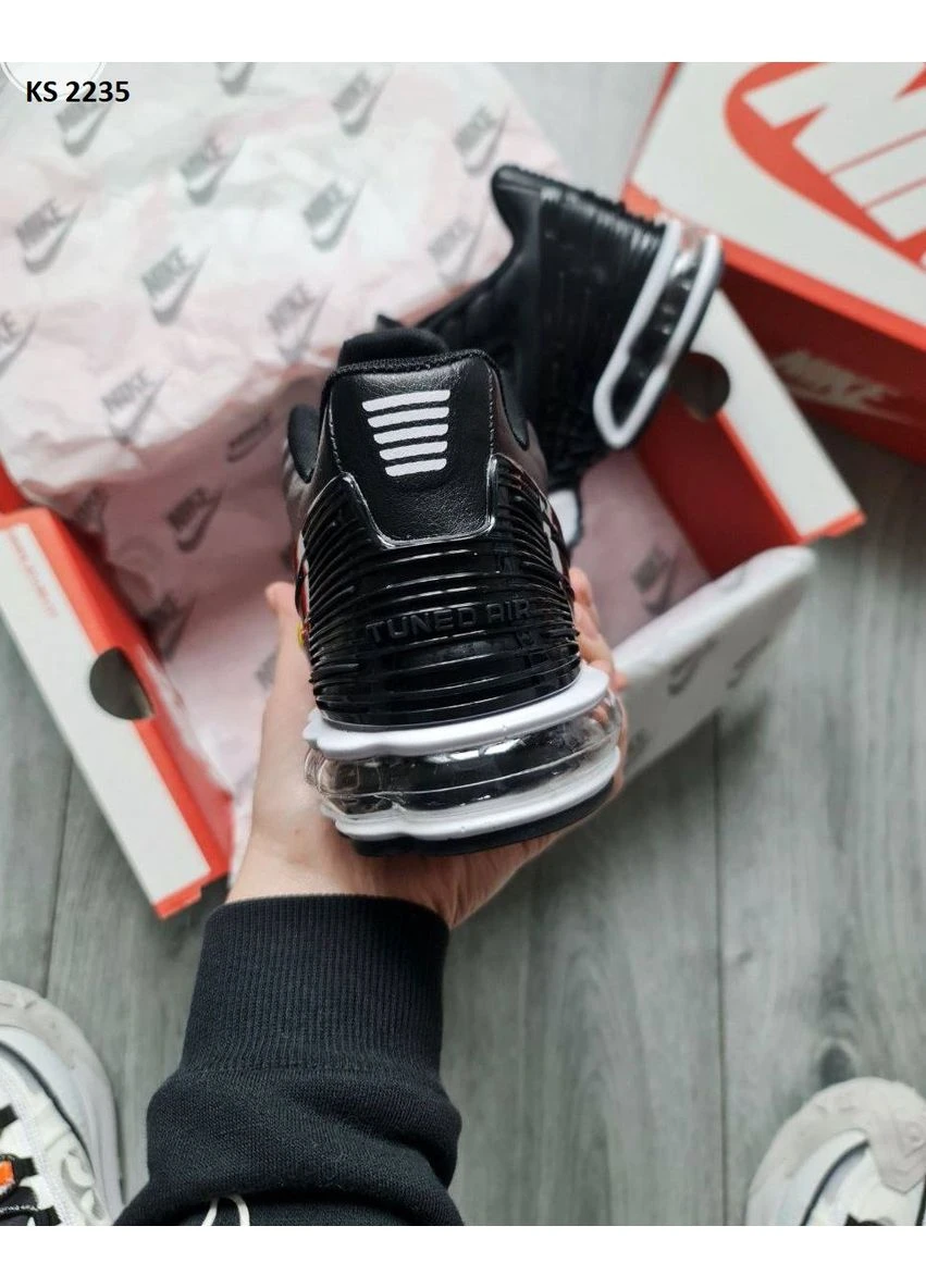 Белые летние кроссовки nike air max plus iii black and white найк аир макс плюс No Brand