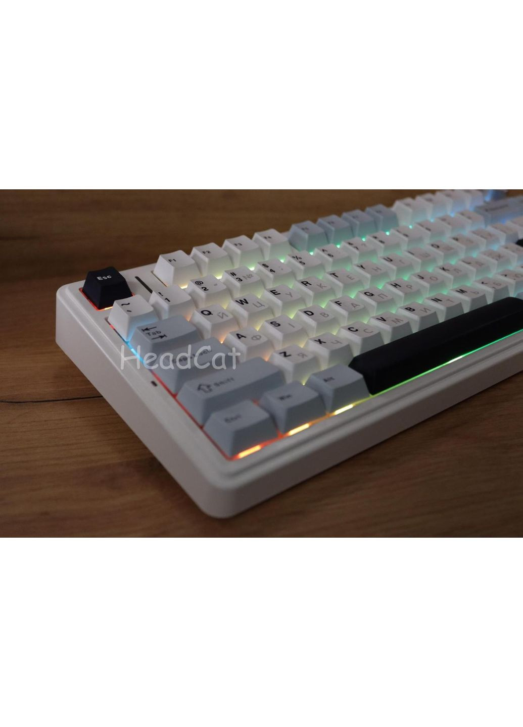 Бездротова ігрова механічна клавітура F75 Glacer blue з Українською розкладкою Aula (370202809)