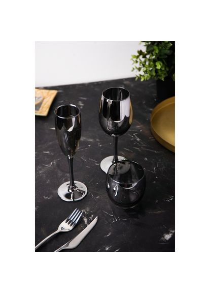 Набор бокалов DELICE GRAPHITE 6х160 мл (J9399/2) Luminarc (315386824)