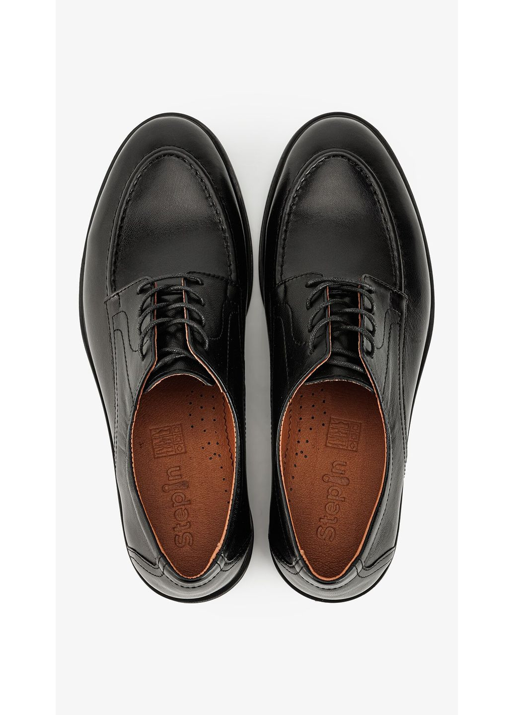 Черные туфли мужские 725-0069-k черный shop (2000999281396) Stepln