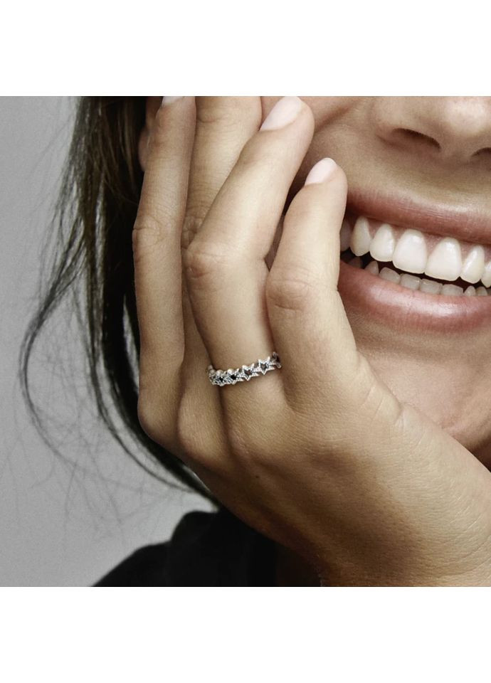 Серебряное кольцо Пандора "Ассиметричные звезды" 190029C00 Kabluchka (355344710)