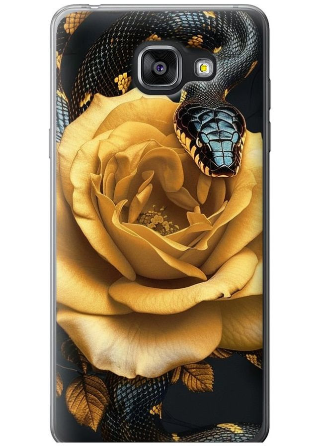 Силіконовий чохол 'Black snake and golden rose' для Endorphone Samsung Galaxy A5 (2016) A510F (286768823)