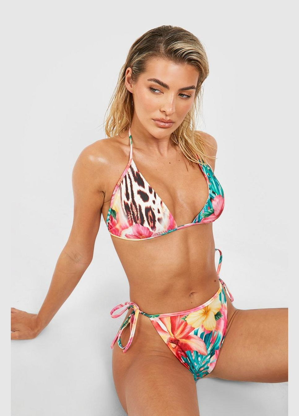 Цветные купальные трусики Boohoo