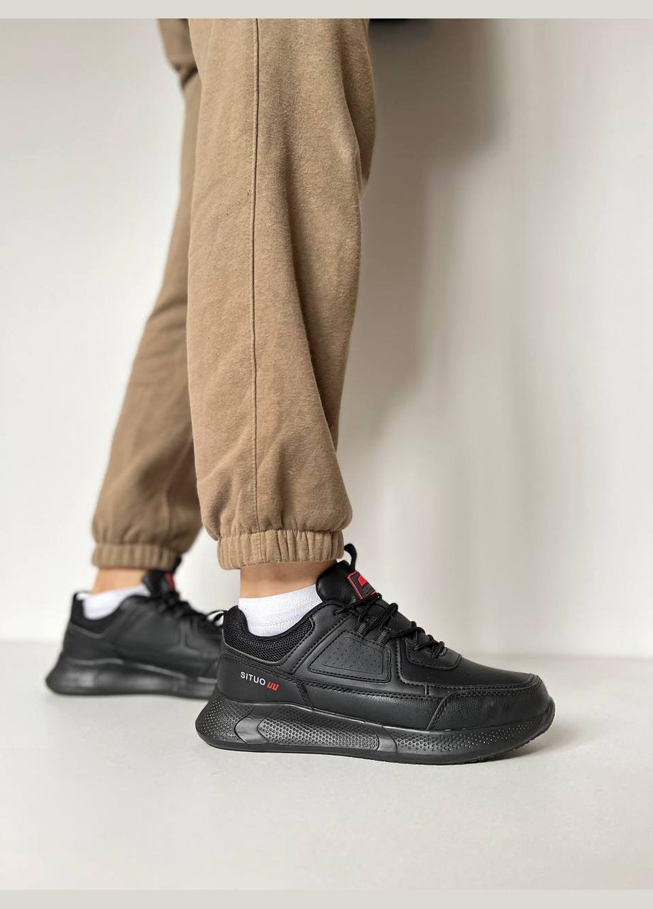 Чорно-білі Осінні кросівки чоловічі Situo