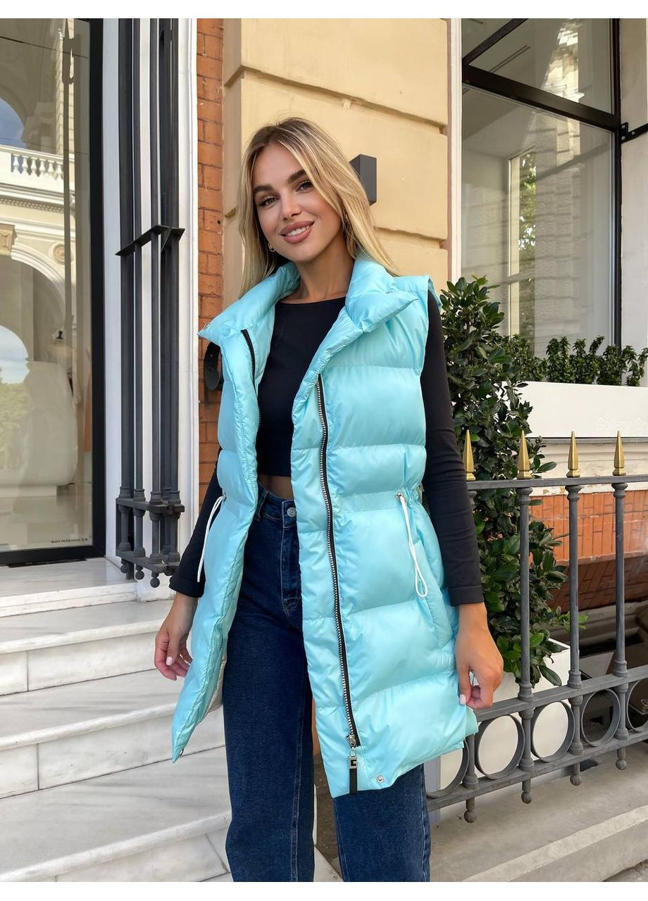 Жилетка жіноча об’ємна з аеропухом (Заміри в описі) GD/GL Модний простір (366883308)