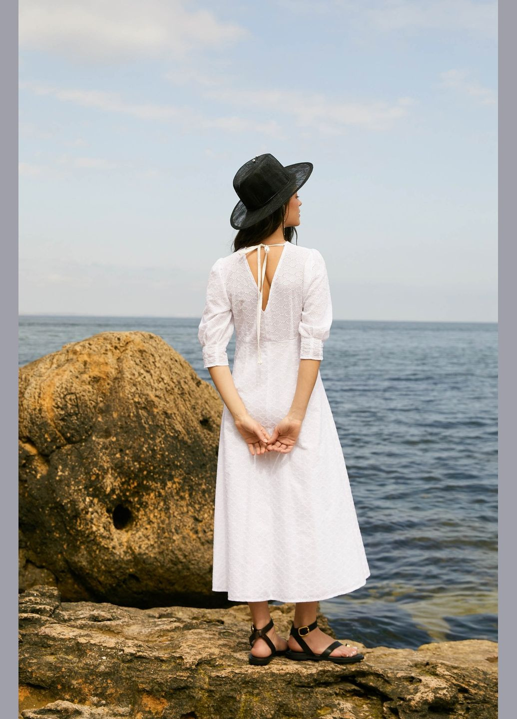 Білий повсякденний сукня Seventeen однотонна