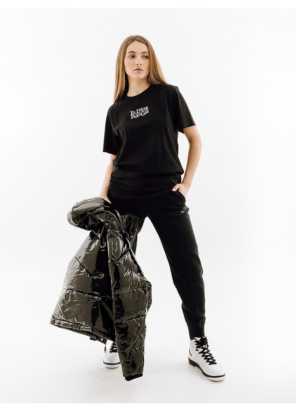 Женская Футболка Tee Shirt Черный Ellesse - (282317773)