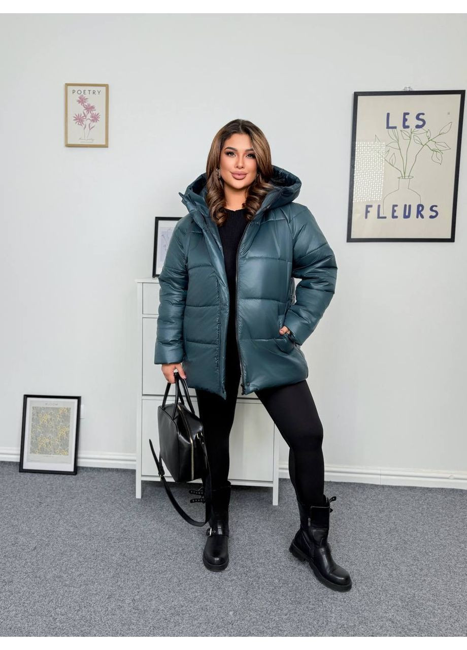 Морської хвилі демісезонна жіноча куртка Asi.Store.ua