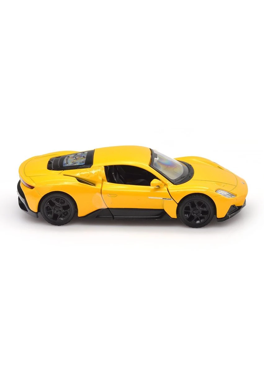 Автомодель Maserati MC20 1:32 металлическая Желтая TechnoDrive (401170807)