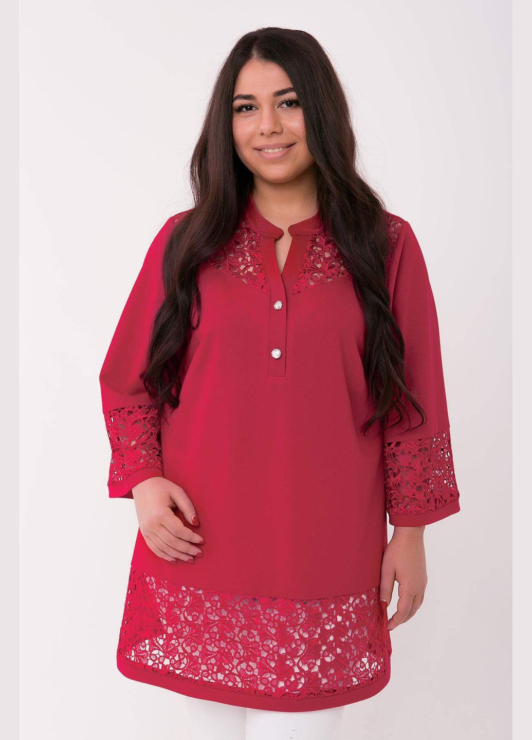 Ошатна туніка Крістіна червоний Tatiana (347580429)