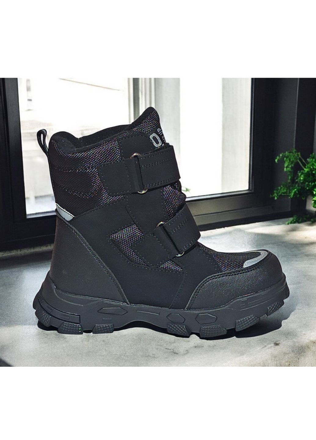 Черные зимние термоботинки зимние арт., черный Tom.M