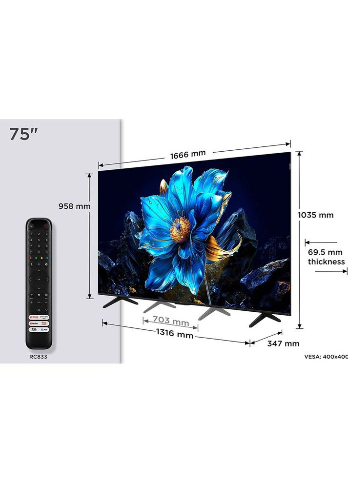 Телевізор 75P7K TCL (351364168)