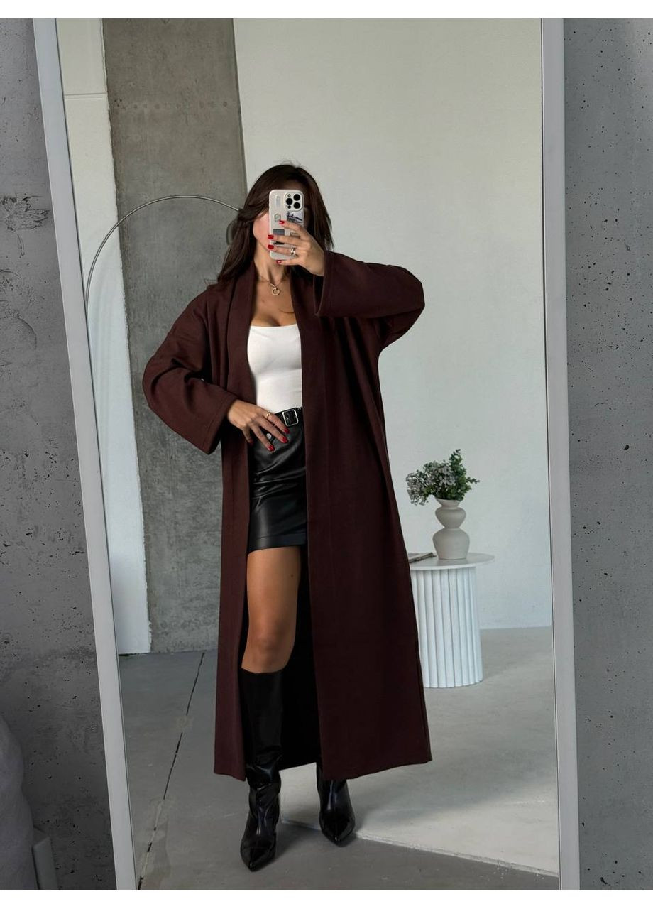 Коричневый демисезонный кардиган Гермес