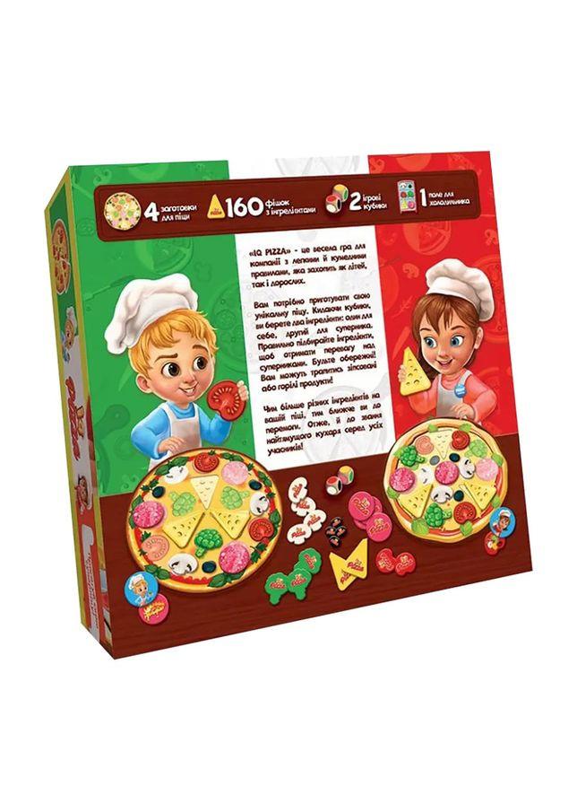 Семейная настольная игра "IQ Pizza" G-IP-01U укр. языке Danko Toys (363266678)