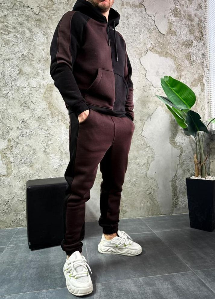 Спортивный костюм утеплённый No Brand (365757402)