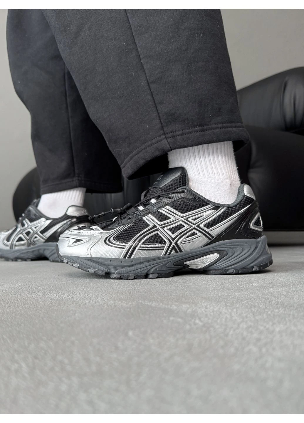 КРОСІВКИ ЖІНОЧІ ASICS GEL-KAHANA TR V4 BLACK/SILVER АСІКС ГЕЛЬ КАХАНО 8 ЧОРНІ No Brand чорні демісезони (390382082)
