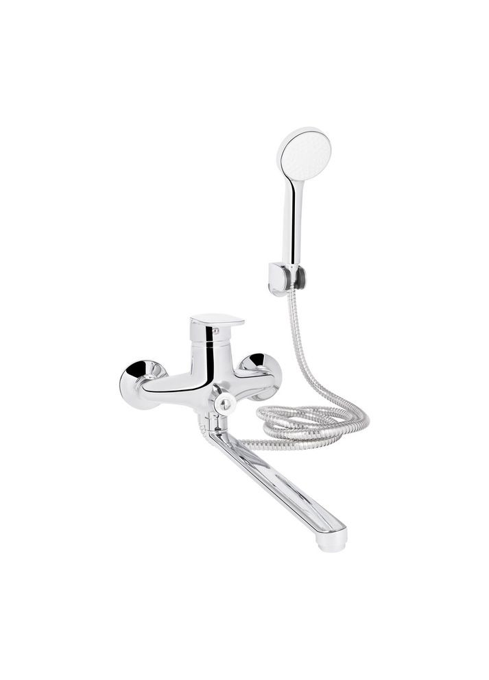 Змішувач для ванни Tani з поворотним виливом (з душовим гарнітуром) (k40) LDTAN0052CRM44960 Chrome LIDZ 0052 (323485797)