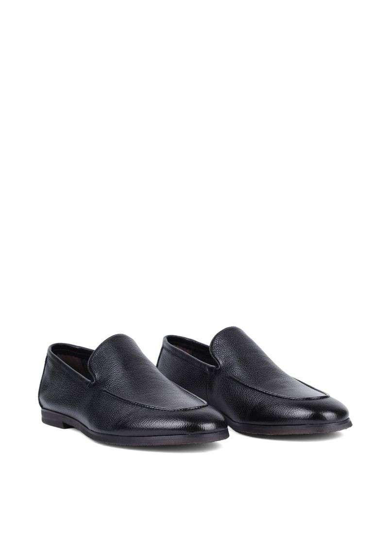 Черные мужские туфли d579-106b-542 черная кожа Miguel Miratez