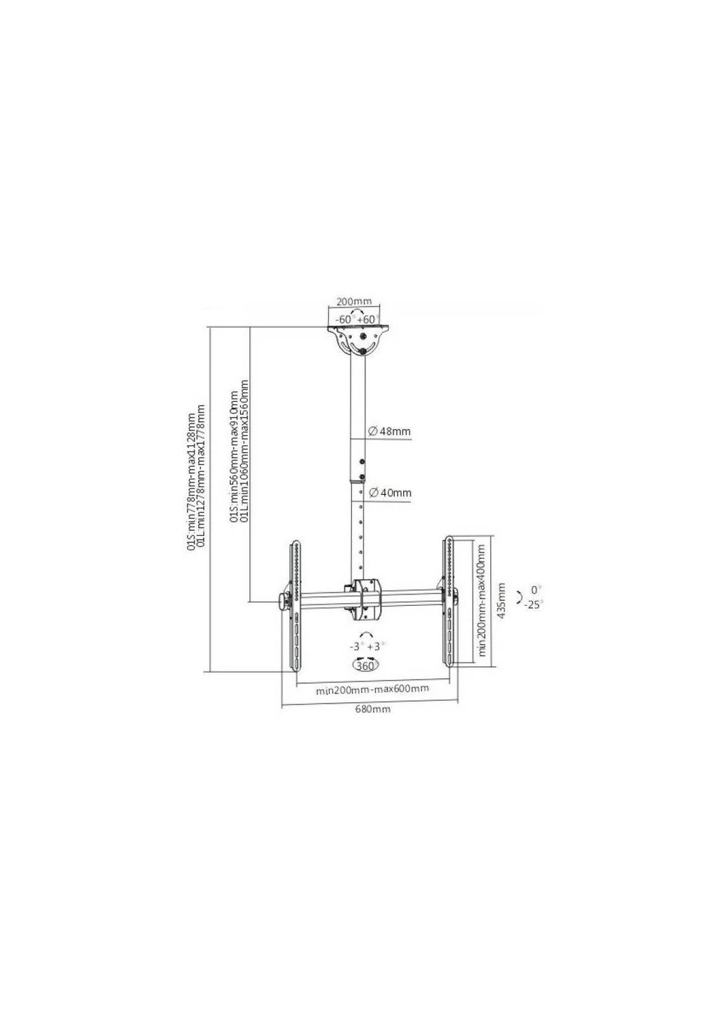 Кронштейн (ek23150) iTech Celb-54SHL (391677097)