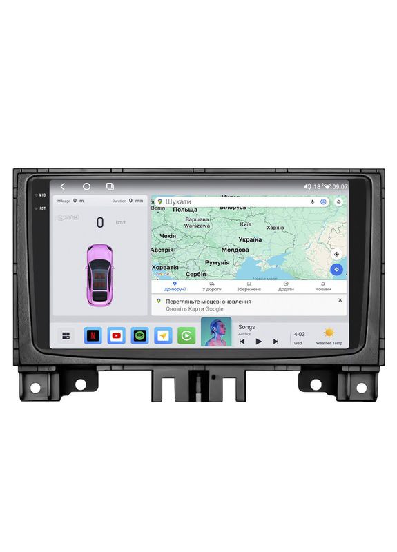 Магнітола для Mercedes-Benz Sprinter II (W906) Рестайлінг 2014-2018г 9" 4/64 QLED Wi-Fi 360 Prime 5 шт. Lesko (336205938)