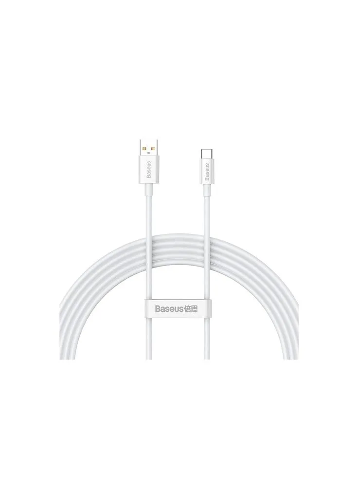 Дата кабель USB 2.0 AM to USB-C 1.0m Superior Fast Charging 100W moon white (P10320102214-01) Baseus (388765544)