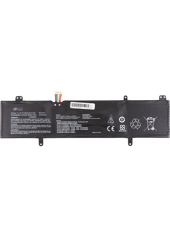 Аккумулятор для ноутбуков ASUS VivoBook 14 X411UA (B31N1707) 11.4V 3600mAh PowerPlant (314834161)