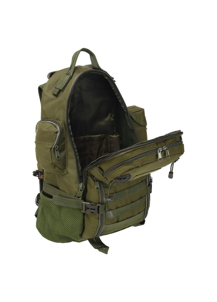 Рюкзак тактический трехдневный штурмовой SILVER (нейлон, оксфорд, р-р 30x18x51см, 27л, оливковый) (TY-02_Оливковый) SILVER KNIGHT (361434081)