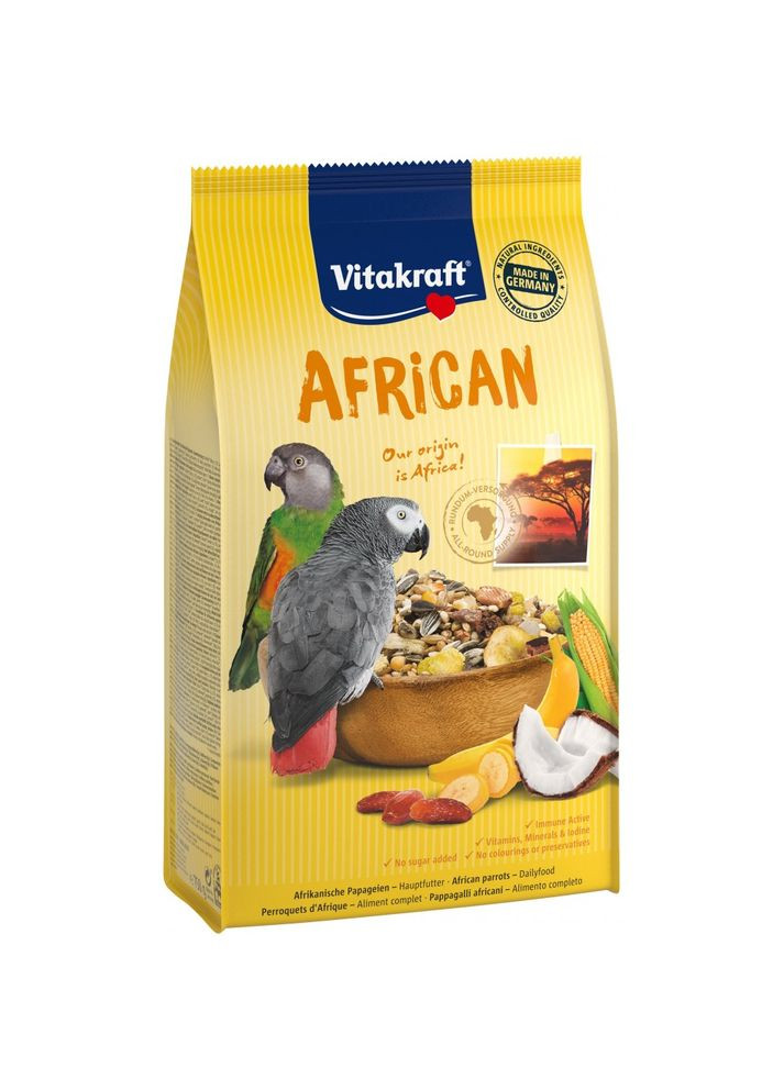 Корм African для великих африканських папуг для жако 750 г Vitakraft (362701453)