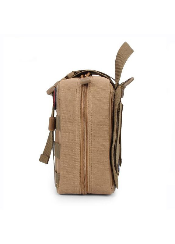 Тактичний підсумок аптечка армійська аптечка підвісна швидкого скидання сумка з системою M.O.L.L.E Coyote L&L (363132419)