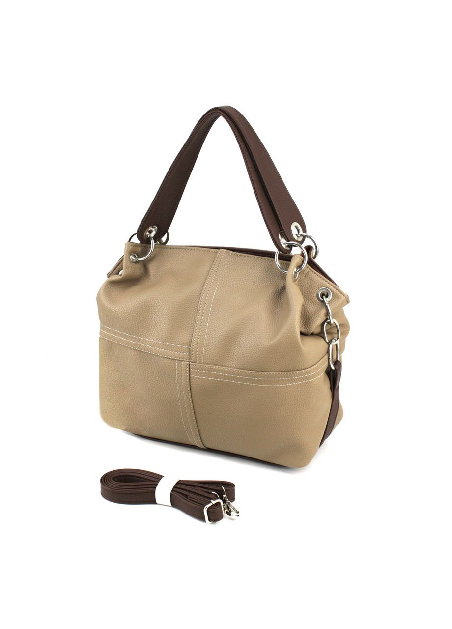 Повсякденна жіноча сумка 0-674186177 бежева Voila (348418772)