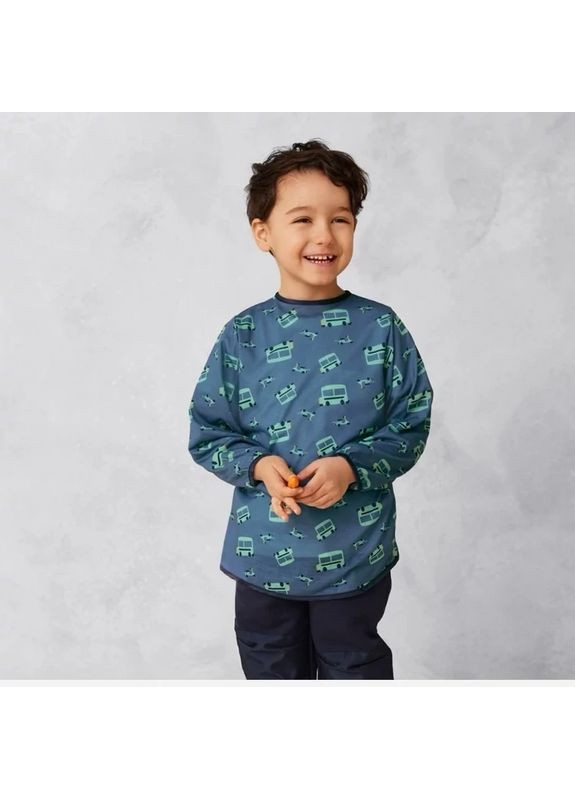 Фартух для творчості з довгими рукавами для хлопчика синій Lupilu (369502117)