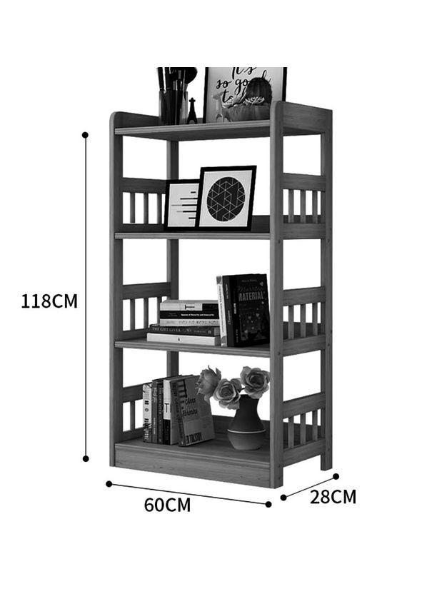 Стелаж кухонний з дерева Галена 4 латте (СТА-411516) No Brand (327846510)