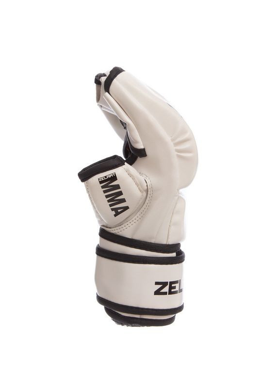 Перчатки для смешанных единоборств MMA PU (р-р, ) (BO-1394_Белый_M) Zelart (354703029)