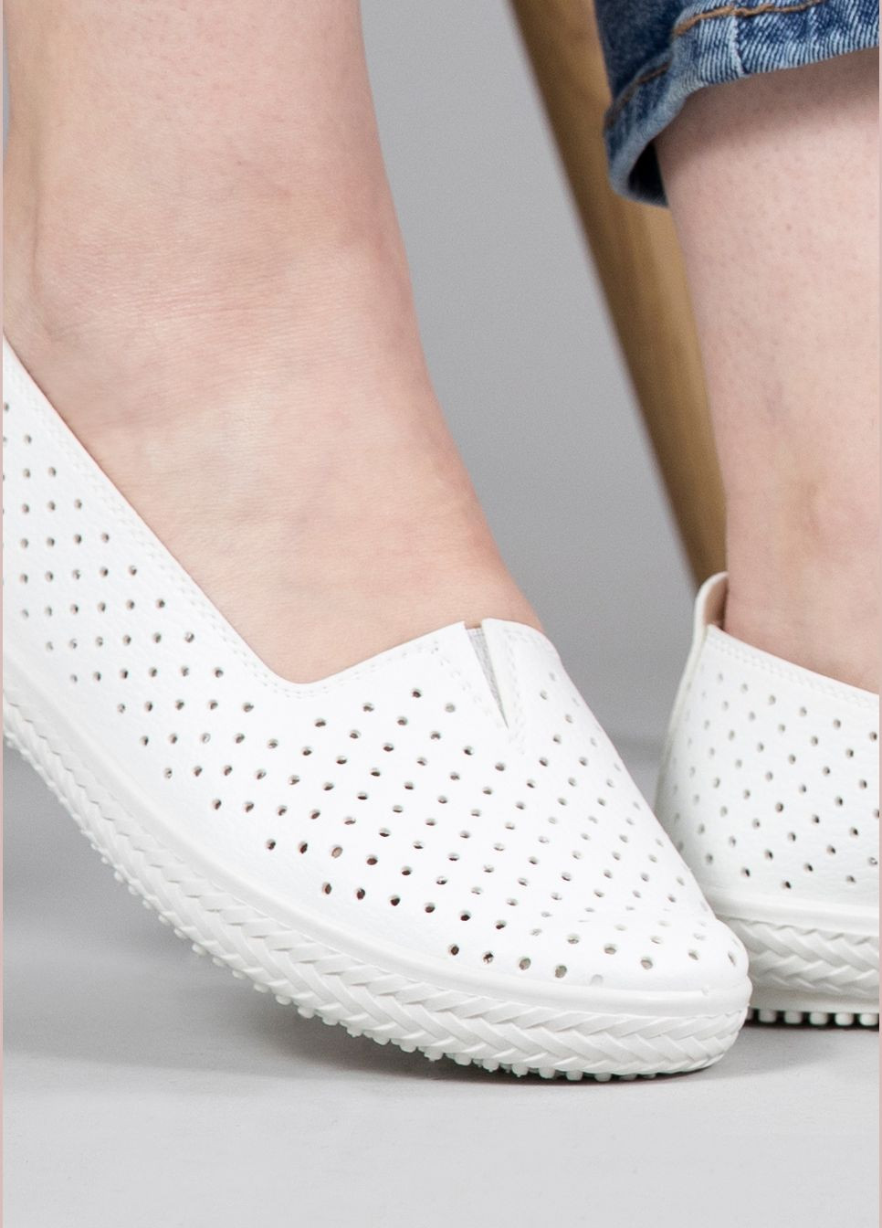 Жіночі сліпони білі (Б 1 білі) Paolla (331861464)