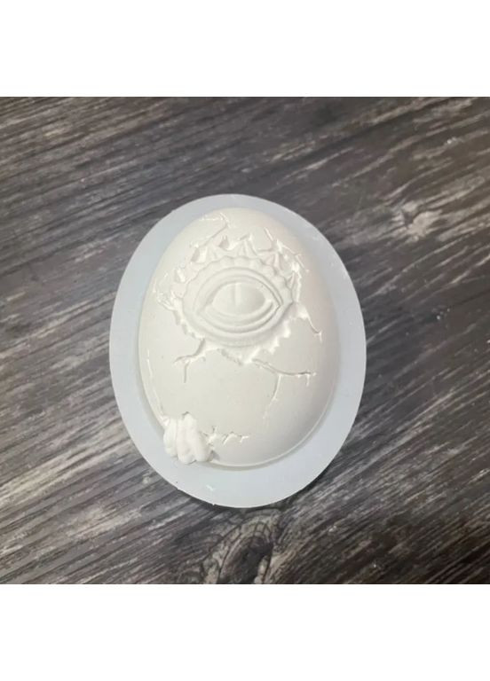 Молд силиконовый Яйцо дракона 60 на 80 мм серый Jannet молди (354330848)