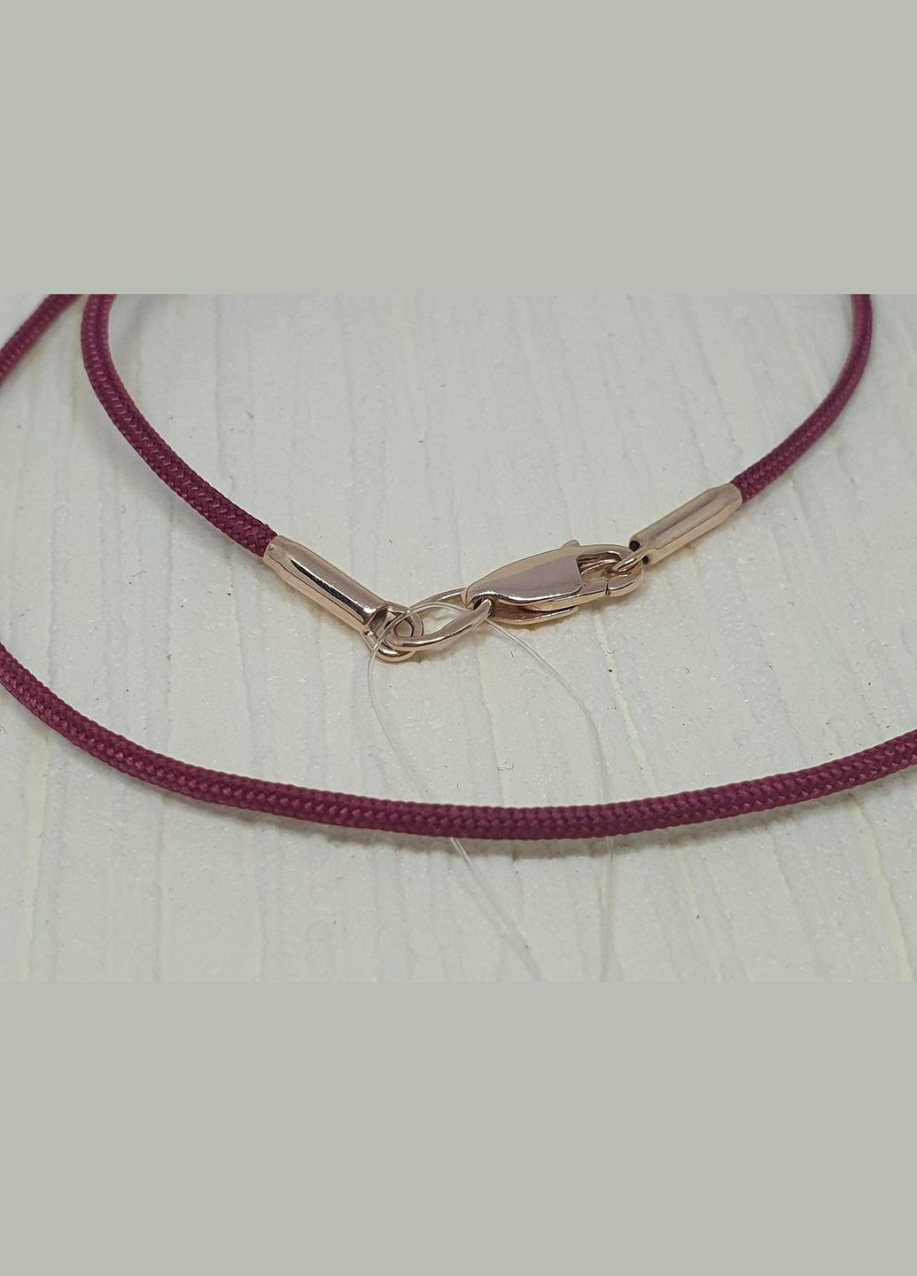 Ювелірний шнурок з текстилю з золотими вставками. 90600802КР 35 Qvaliz (270015345)