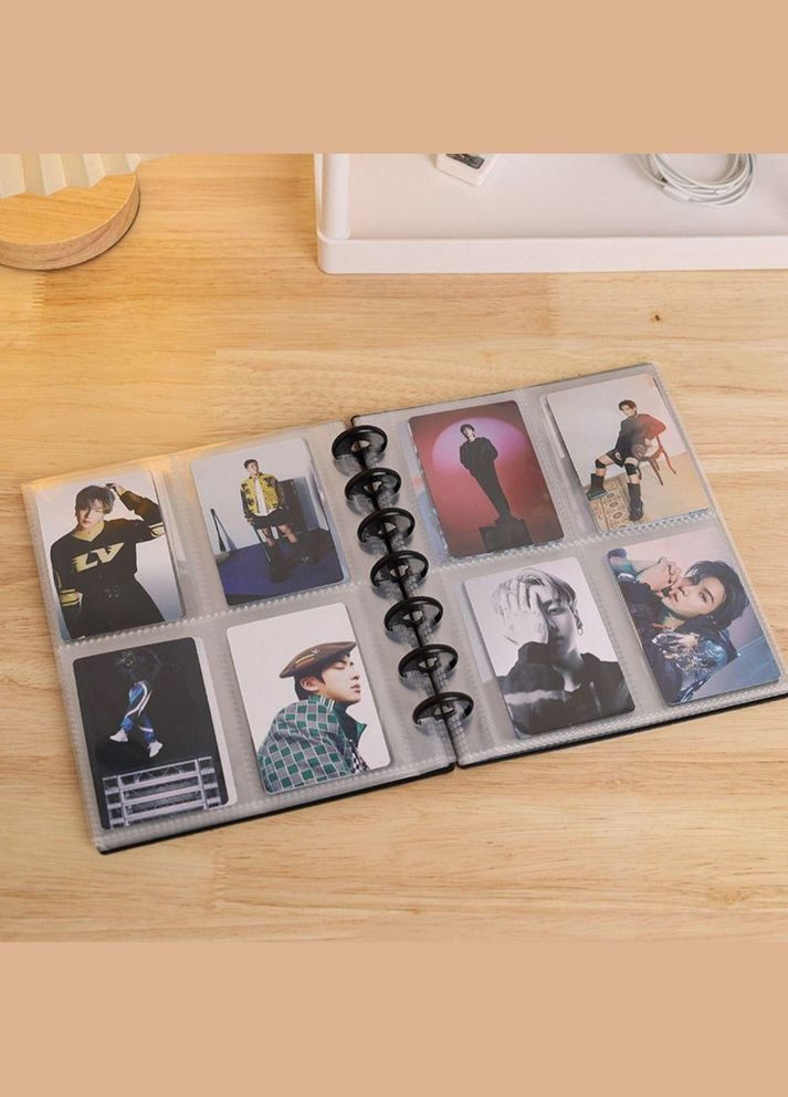 Біндер альбом для карток М'ятний (20 сторінок на 160 карт) No Brand (333163088)