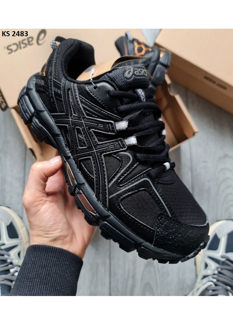 Чорні Осінні кросівки чоловічі asics gel-kahana k8 black асікс гель кахано k8 No Brand