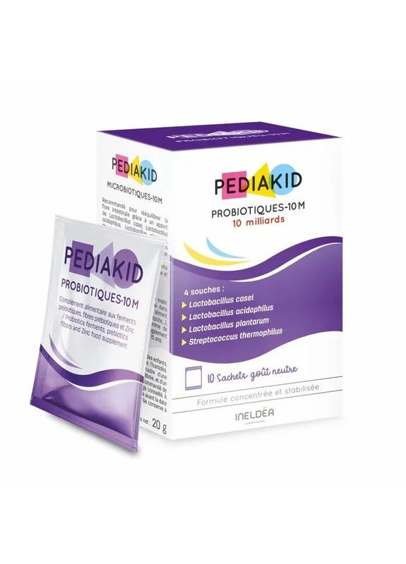 Пробиотики для детей 10M Probiotics, 10 пакетиков-саше Pediakid (361117333)
