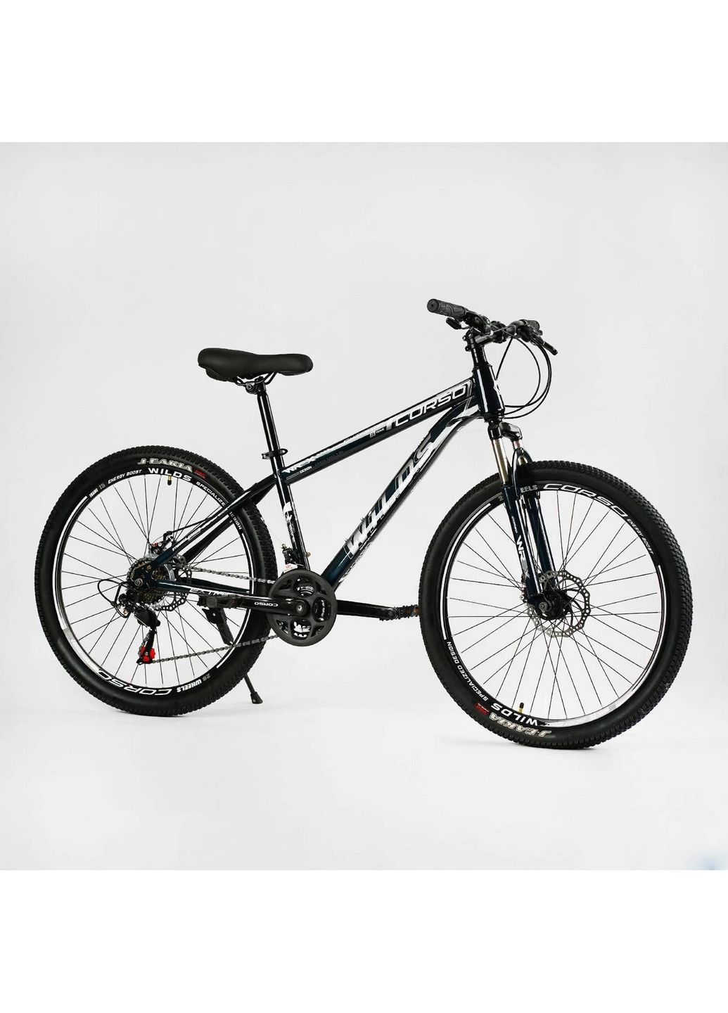 Велосипед спортивний, "WILDS", 21 швидкість, сталева рама, перемикачі Saiguan Corso (288188625)