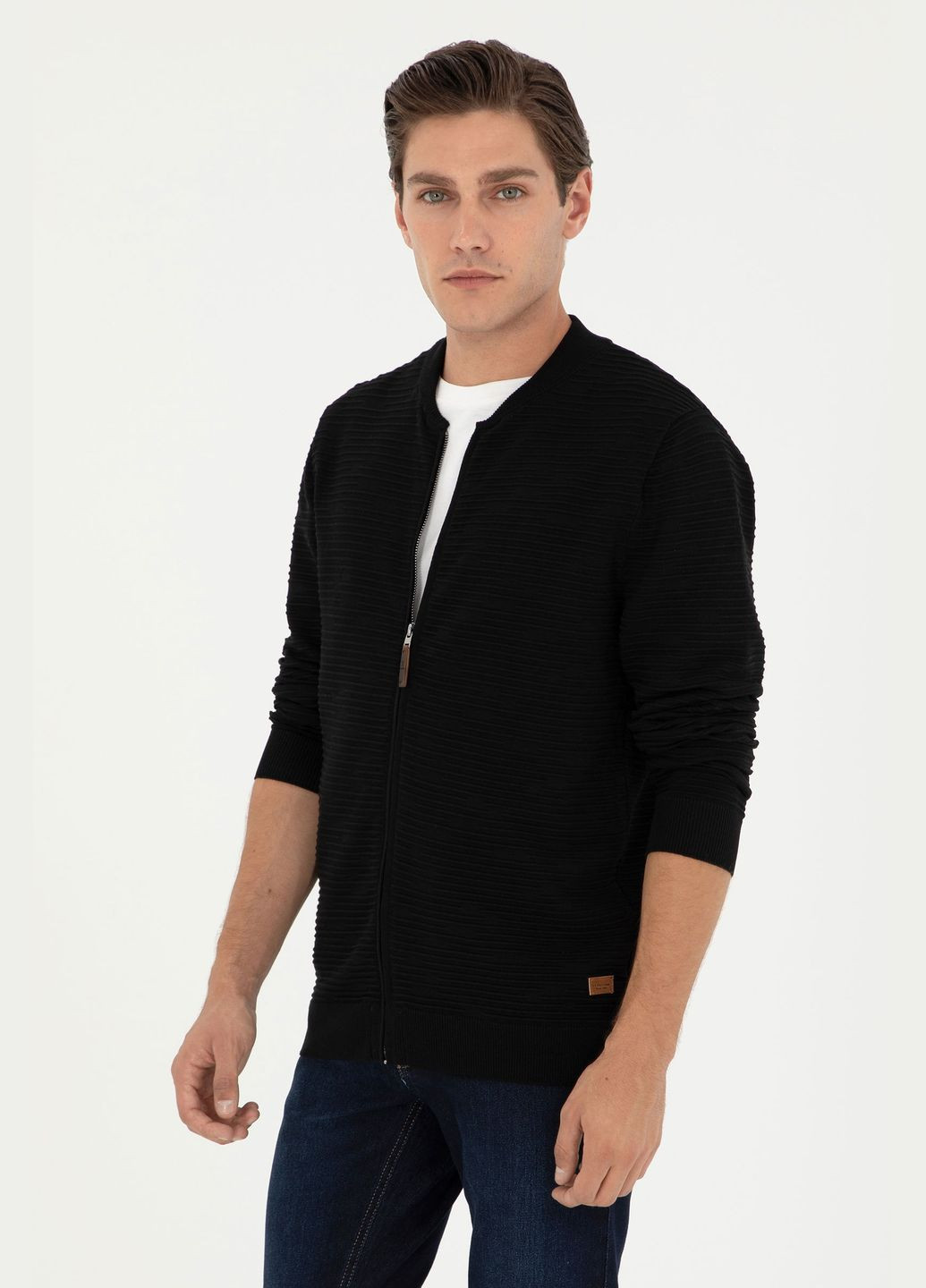 Черный кардиган U.S. Polo Assn.