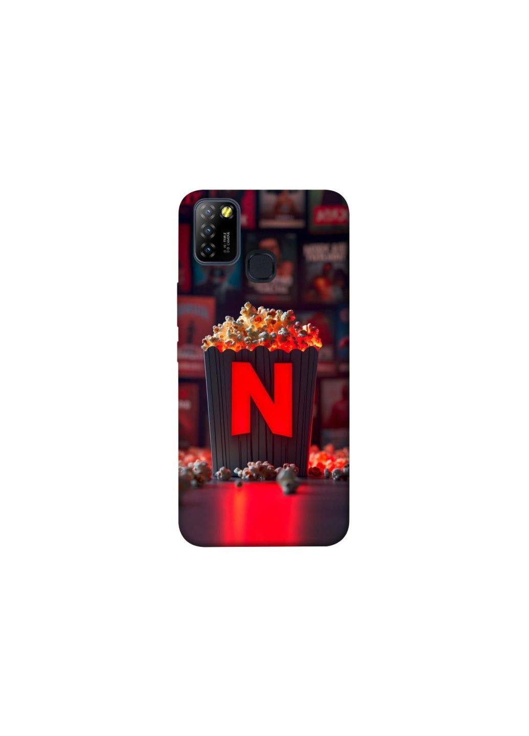 Чохол на Infinix Hot 10 Lite Netflix and popcorn Frontalka (354184927)