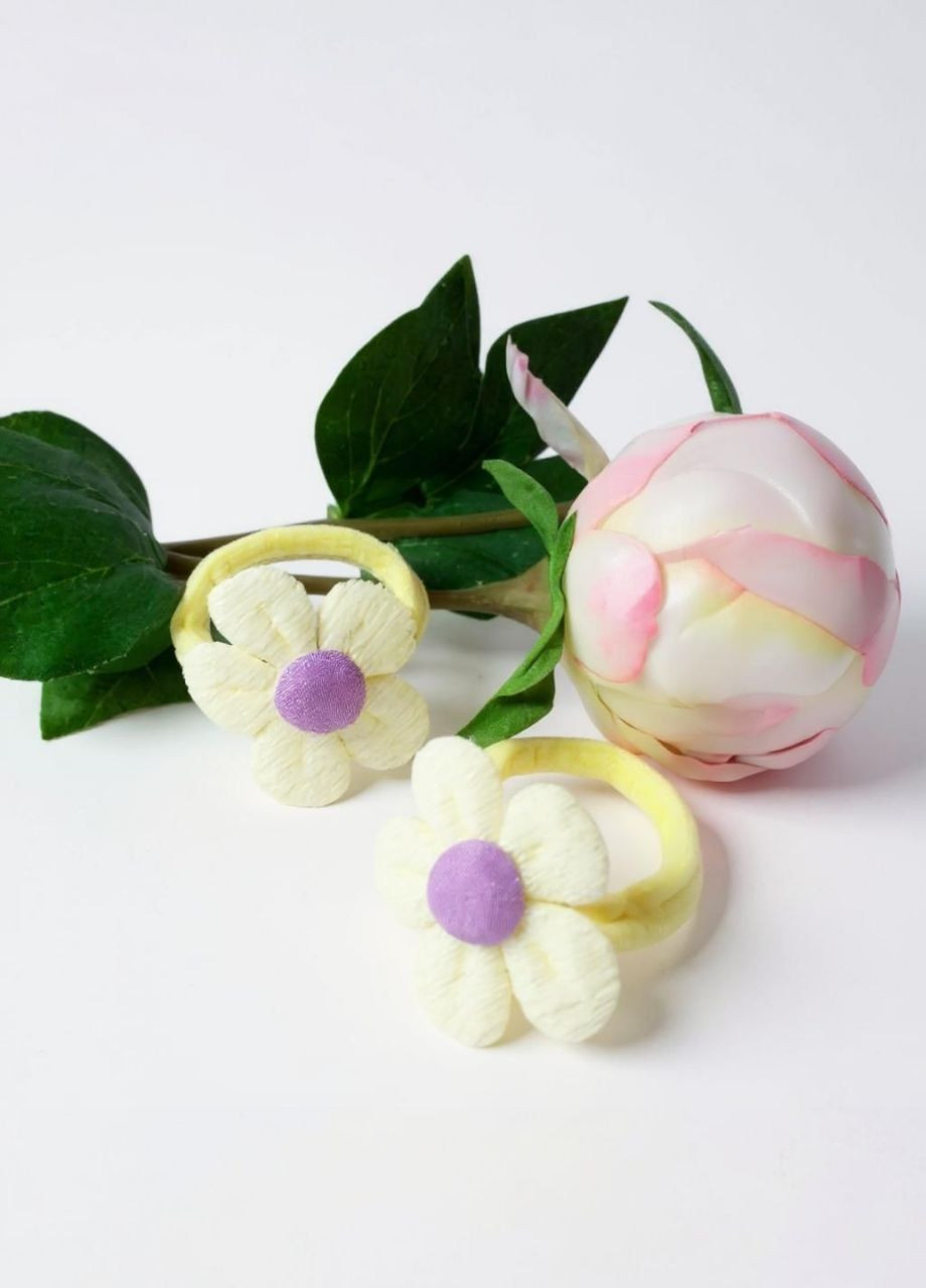 Резинки для волосся "Квіти" (набір 2 штуки) Home (349809398)