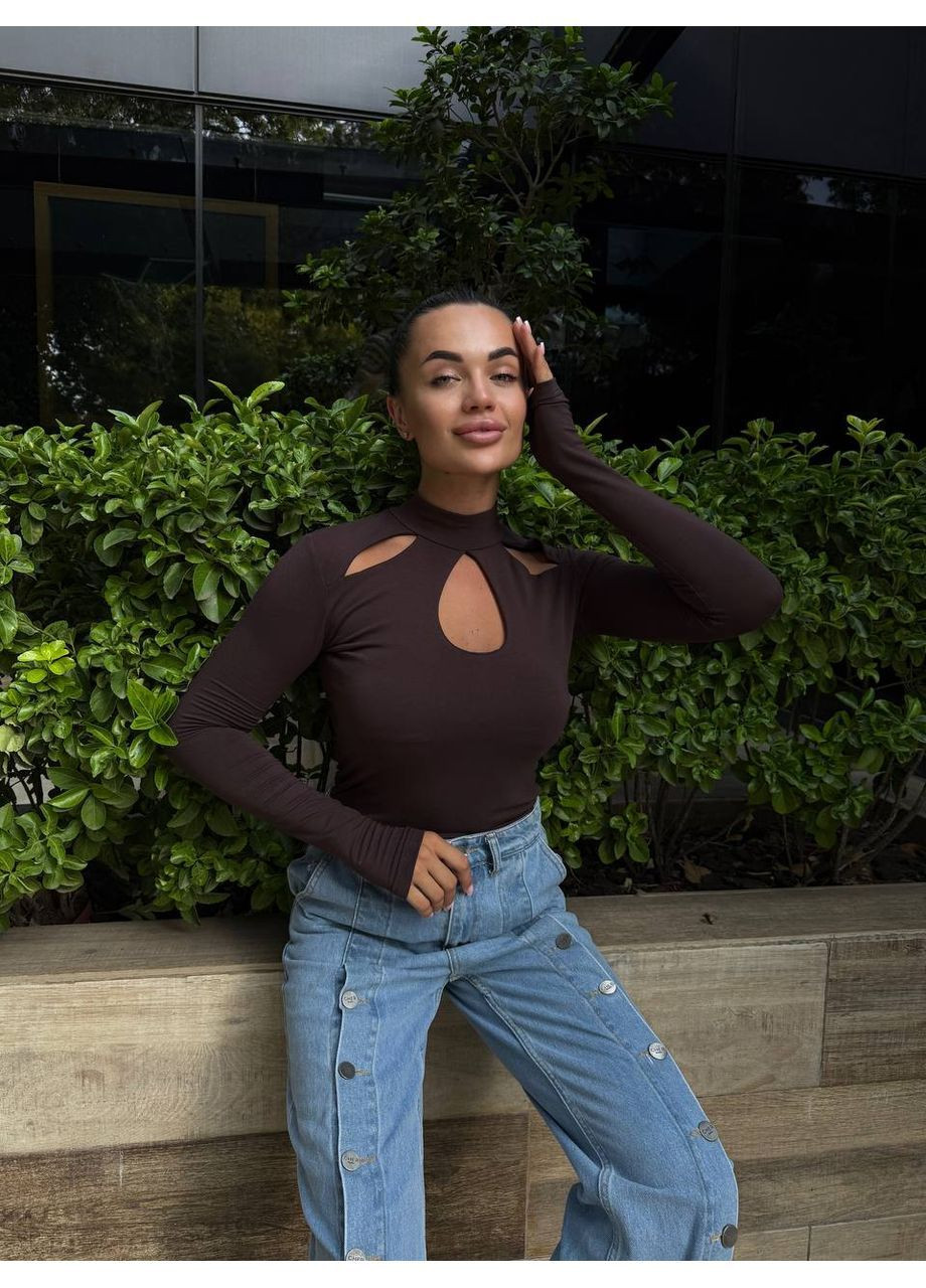 Женский лонг с вырезами No Brand (366422630)