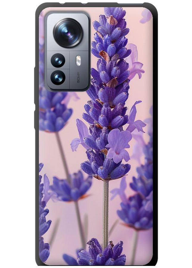 TPU черный чехол 'Лаванда' для Endorphone Xiaomi 12 Pro (285105146)