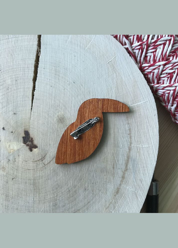 Деревянный значок "Тукан" Cozy-Up (291162054)