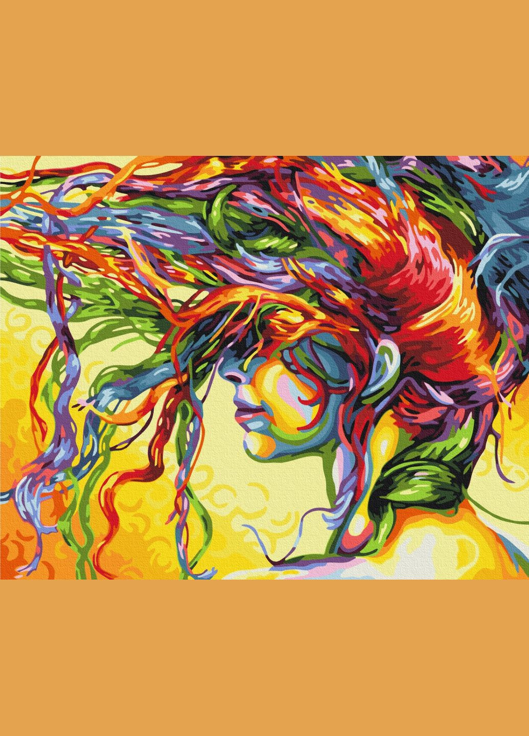 Картина по номерам Девушка. Aрт " 40x50 см Brushme (371919397)