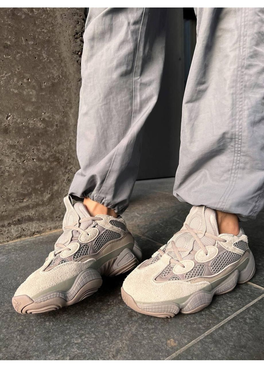 КРОСІВКИ ЖІНОЧІ ADIDAS YEEZY BOOST 500 ASH GREY V2 АДІДАС ІЗІ БУСТ No Brand сірі демісезони (368868024)