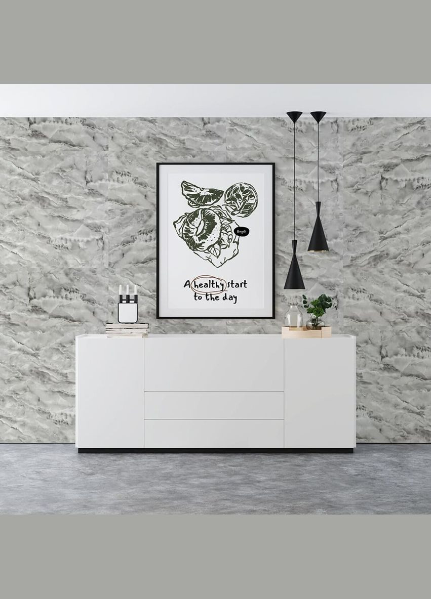 Самоклеющаяся стеновая PET плитка 600*300*2mm, цена за 1 шт. (PET1681) 3D Loft (298686028)