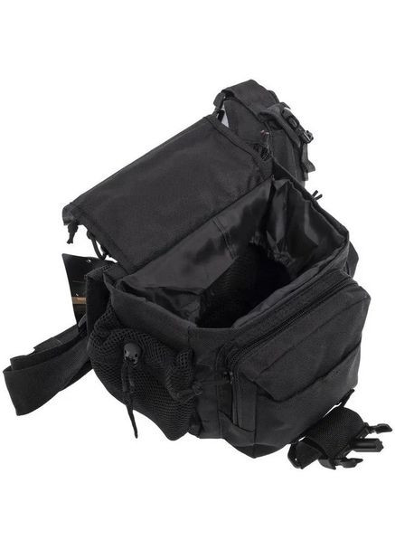 Тактическая военная сумка A03 через плечо черная No Brand (349442055)
